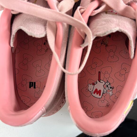 PUMA x Hello Kitty Utility Sneakers Womens 10 Pink Logo Athletic Shoes 372974-01 - Picture 11 of 12